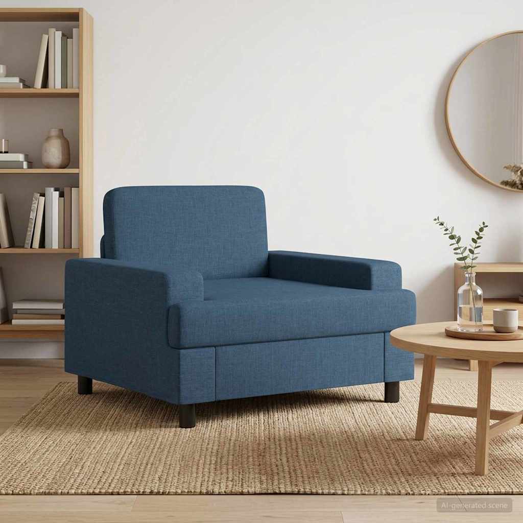 Poltrona Blu Tessuto | homemem39