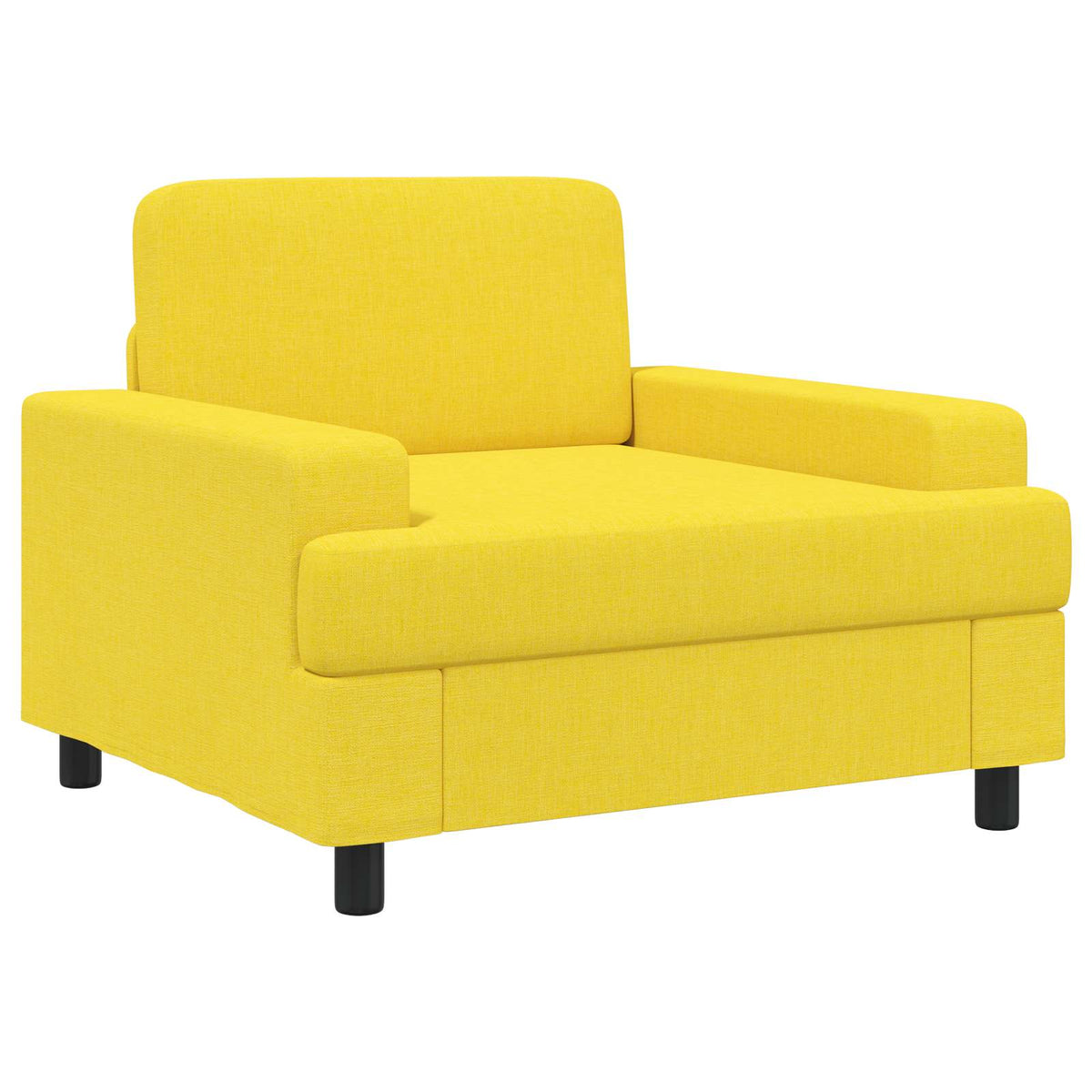 Poltrona Giallo Chiaro Tessuto
