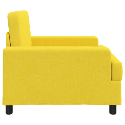 Poltrona Giallo Chiaro Tessuto