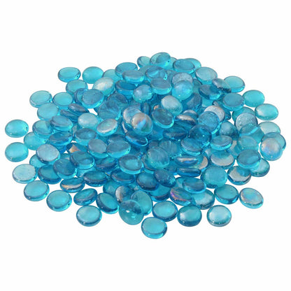 Nugget di vetro 17-19 mm Blu acquamarina Vetro
