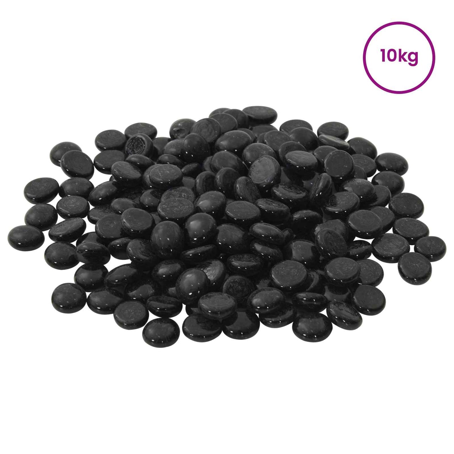 Nugget di vetro 17-19 mm Nero Vetro | homemem39