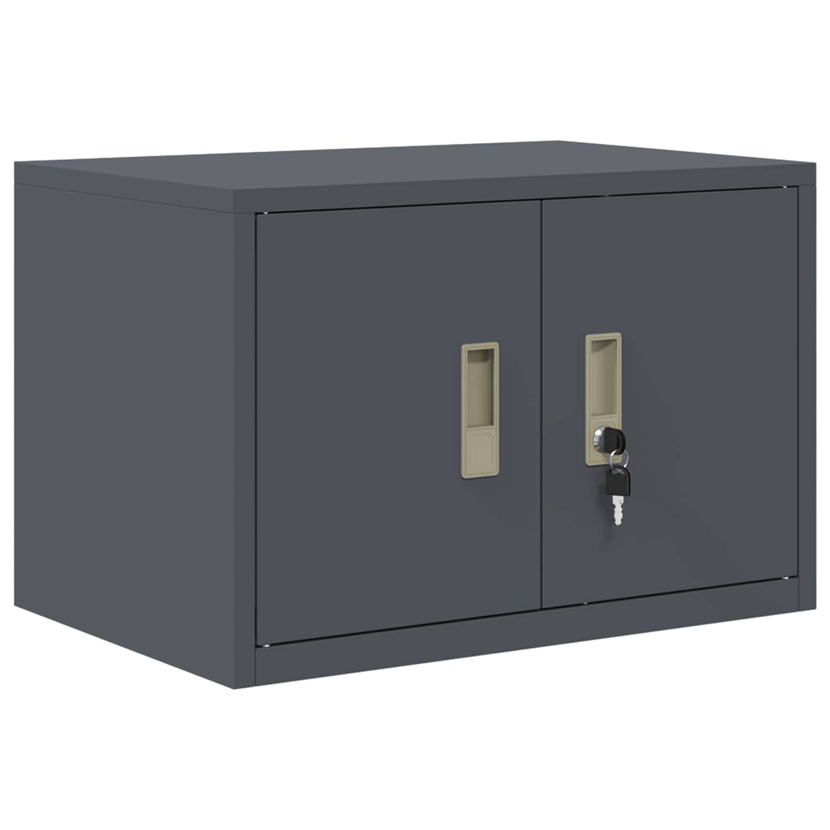 Armadio 2 pz Antracite 60 x 40 x 180 cm Acciaio Bloccabile