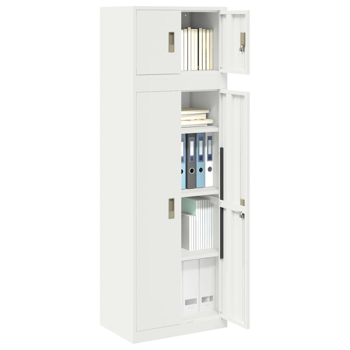 Armadio 2 pz 60 x 40 x 180 cm Acciaio Bloccabile | homemem39