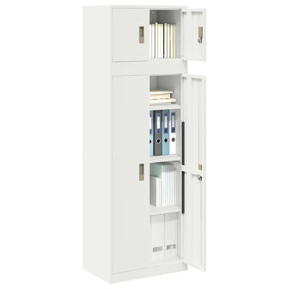 Armadio 2 pz 60 x 40 x 180 cm Acciaio Bloccabile | homemem39