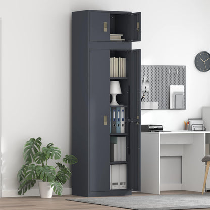 Armadio 2 pz Acciaio Bloccabile
