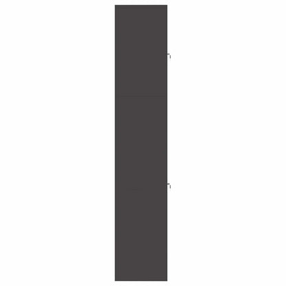 Armadio 2 pz Nero 80 x 40 x 210 cm Acciaio Bloccabile | homemem39