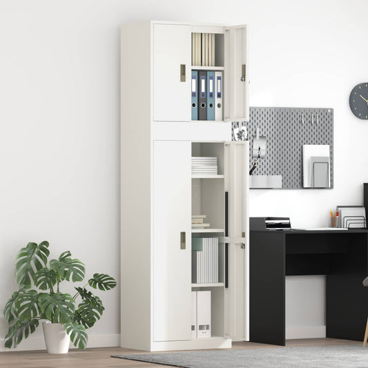 Armadio 2 pz 60 x 40 x 210 cm Acciaio Bloccabile | homemem39