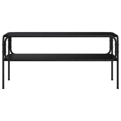 Tavolo laterale Rovere Nero 100 x 50 x 46 cm | homemem39
