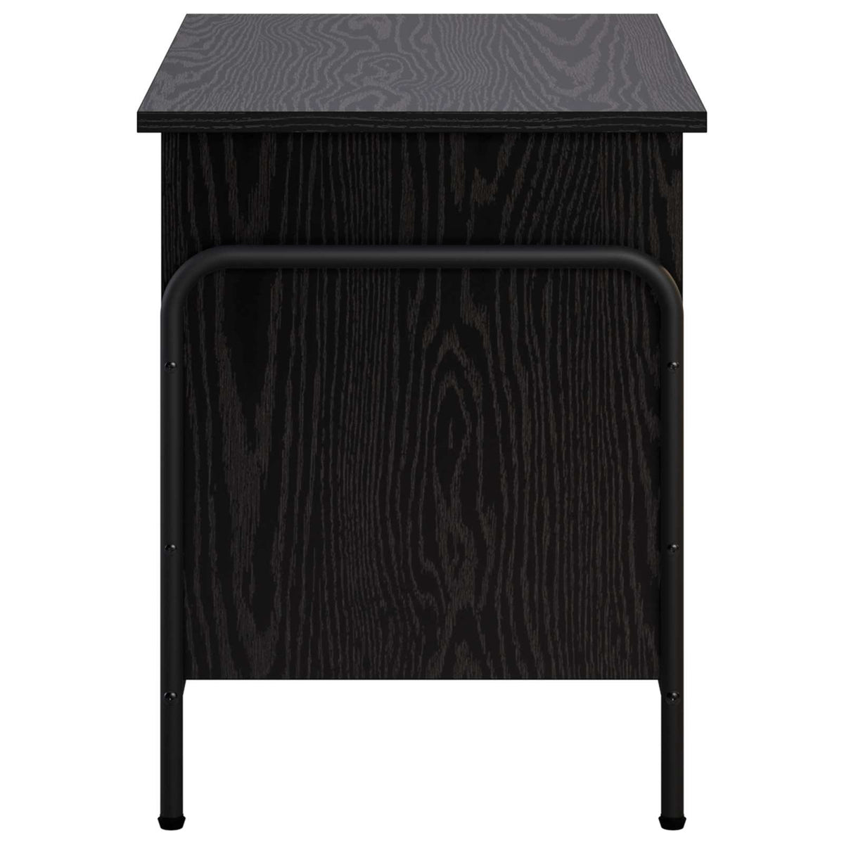 Scatola di Stoccaggio Rovere Nero 80 x 40 x 49,5 cm | homemem39