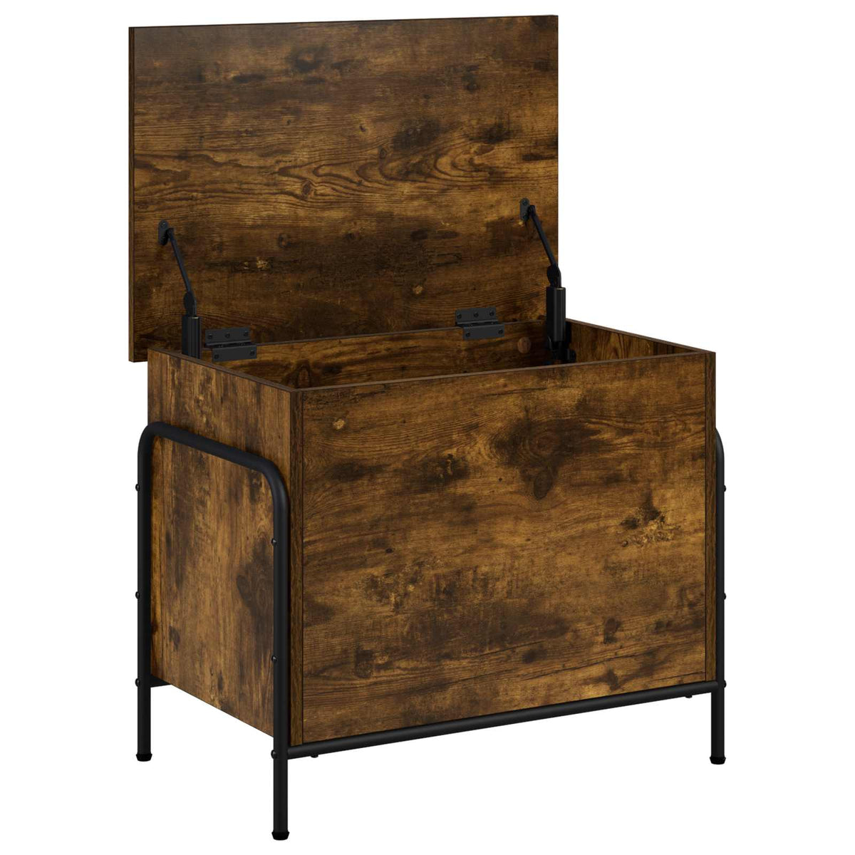 Scatola di Stoccaggio Rovere Fumo 80 x 40 x 49,5 cm | homemem39