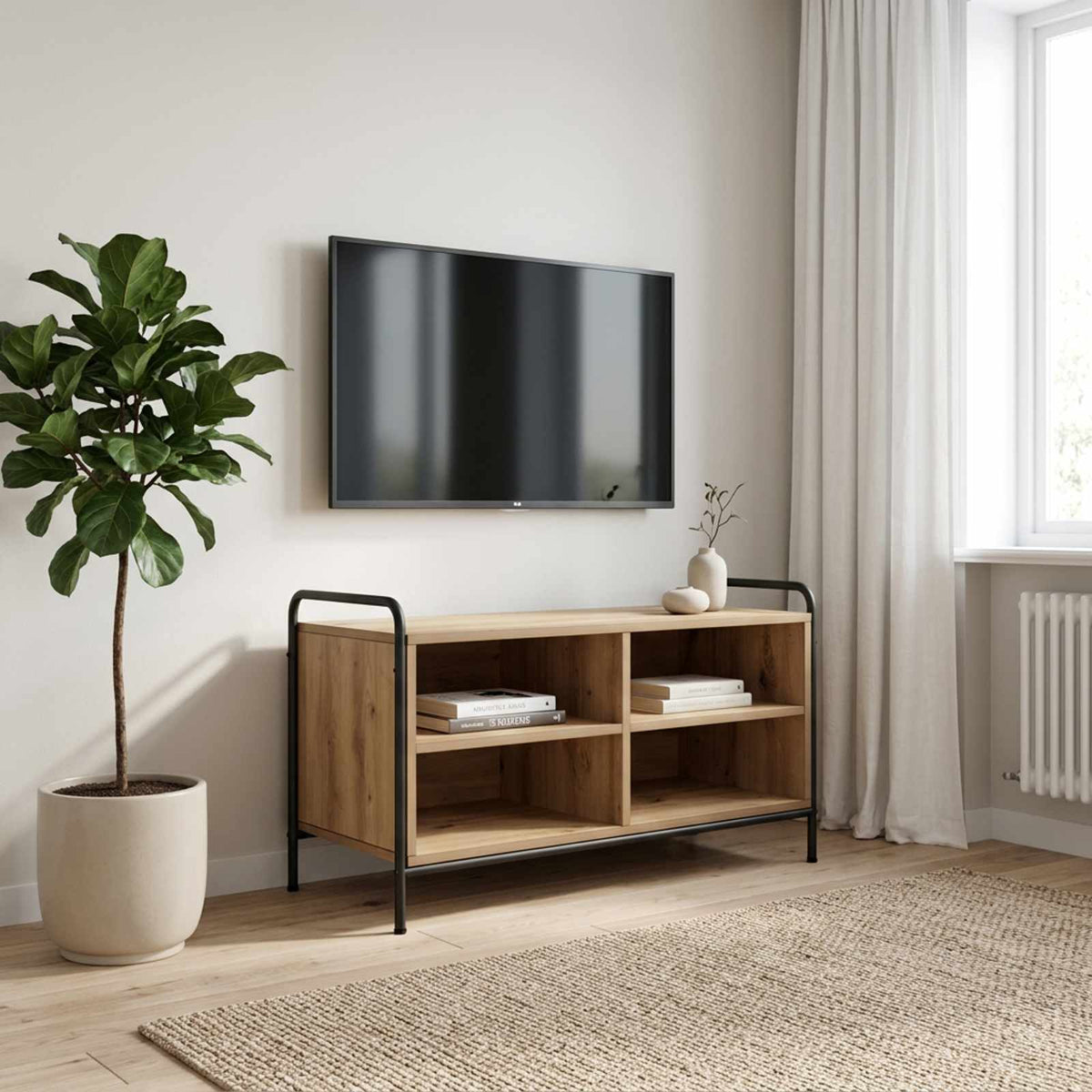 Mobile TV 140 x 39,5 x 50 cm Rovere Artigianale