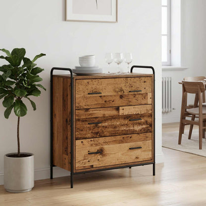 Credenza Legno antico 97 x 33 x 81 cm Legno ingegnerizzato