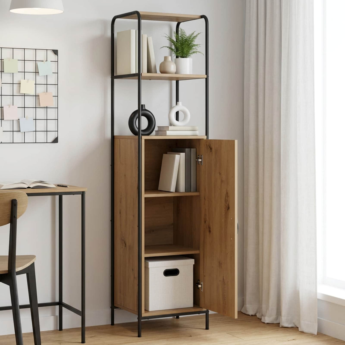 Credenza Rovere Artigianale 40 x 33 x 161 cm