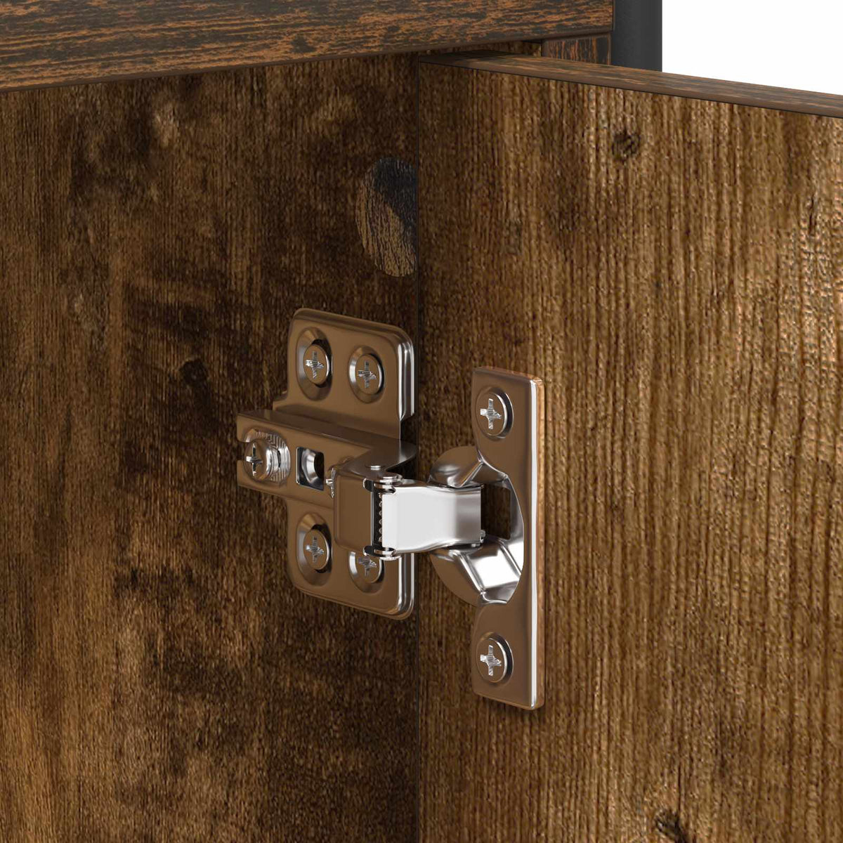 Credenza Rovere Fumo 40 x 33 x 161 cm Legno ingegnerizzato