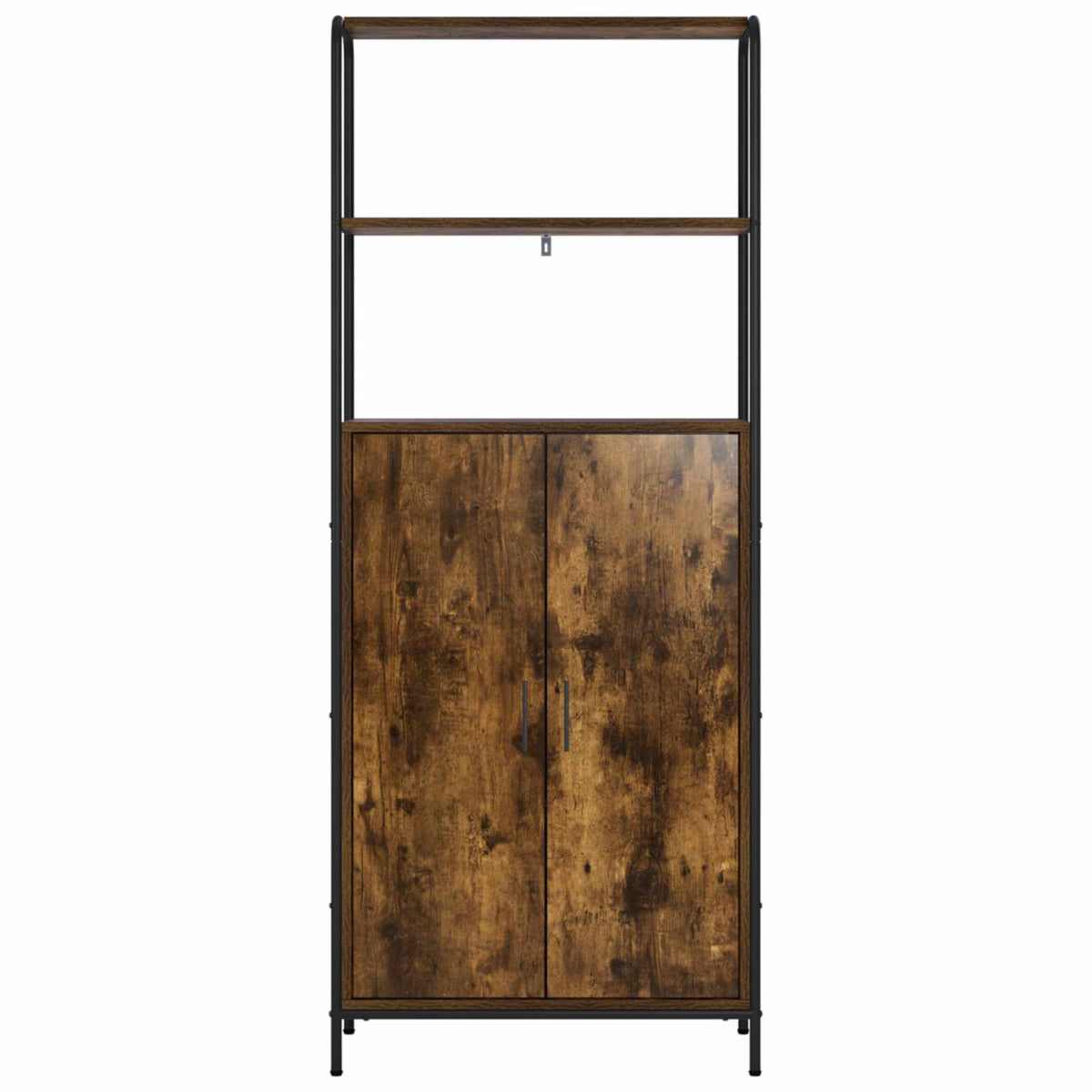 Credenza Rovere Fumo 40 x 33 x 161 cm Legno ingegnerizzato
