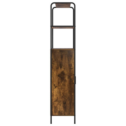 Credenza Rovere Fumo 40 x 33 x 161 cm Legno ingegnerizzato