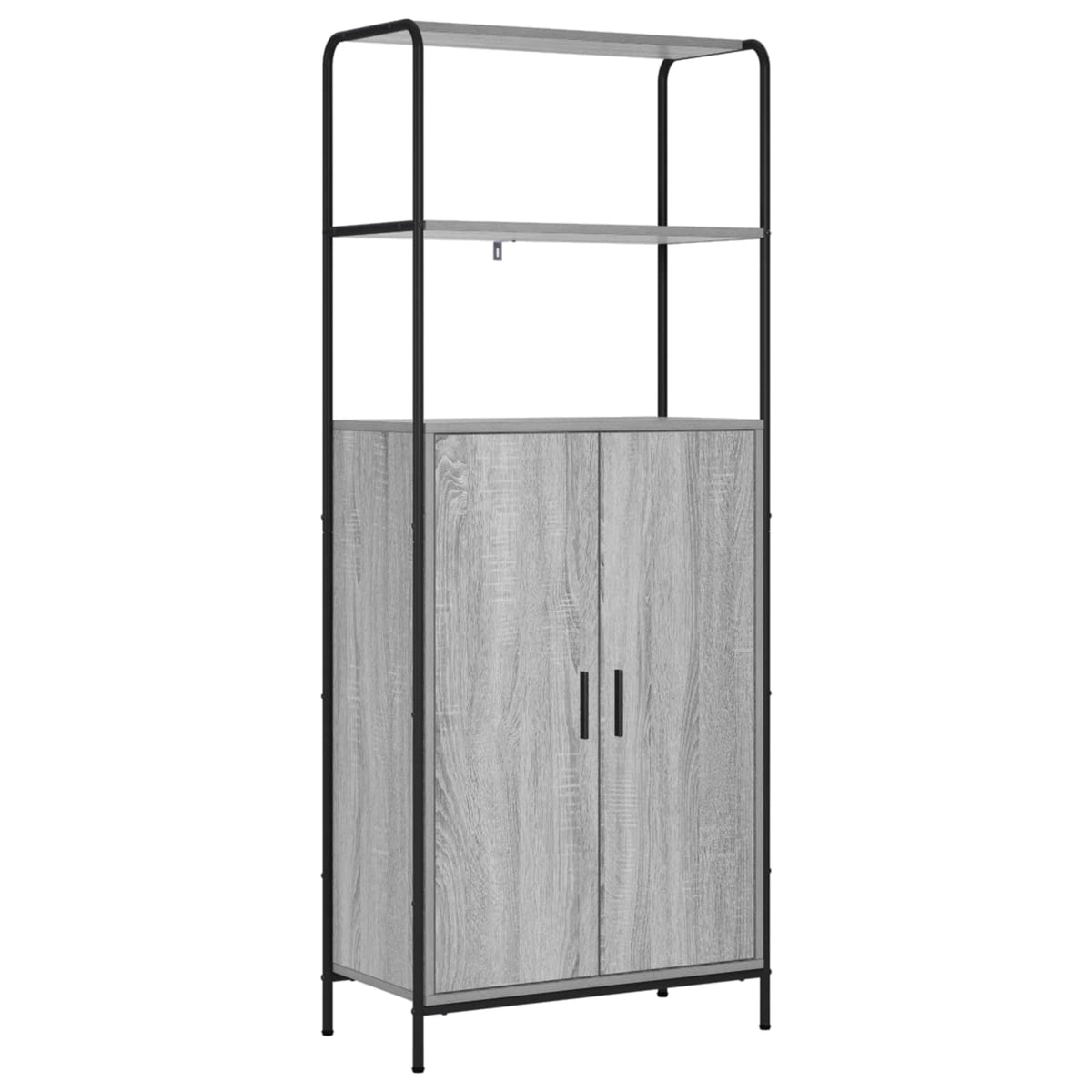 Credenza Sonoma grigio 40 x 33 x 161 cm Legno ingegnerizzato