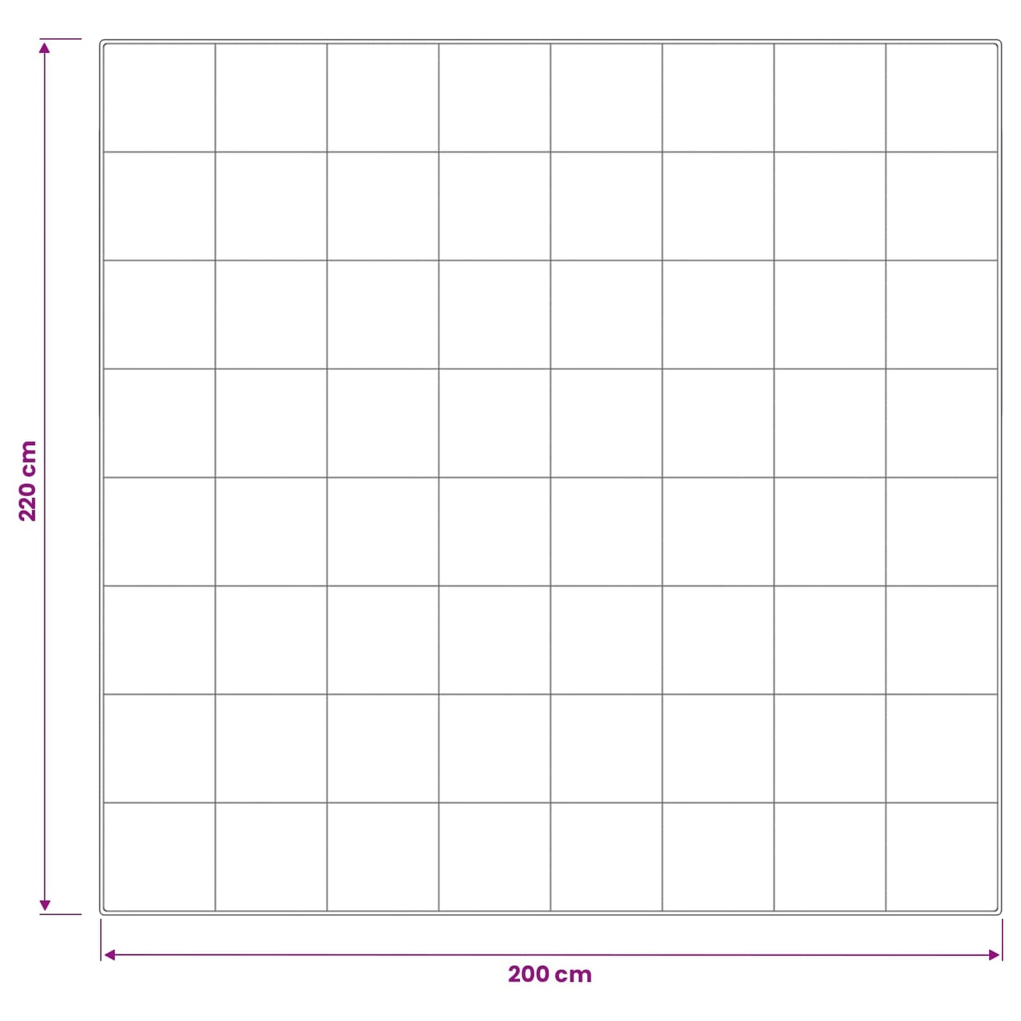Piumone TRIER 200x220 cm 4 stagioni 220 GSM Bianco | homemem39