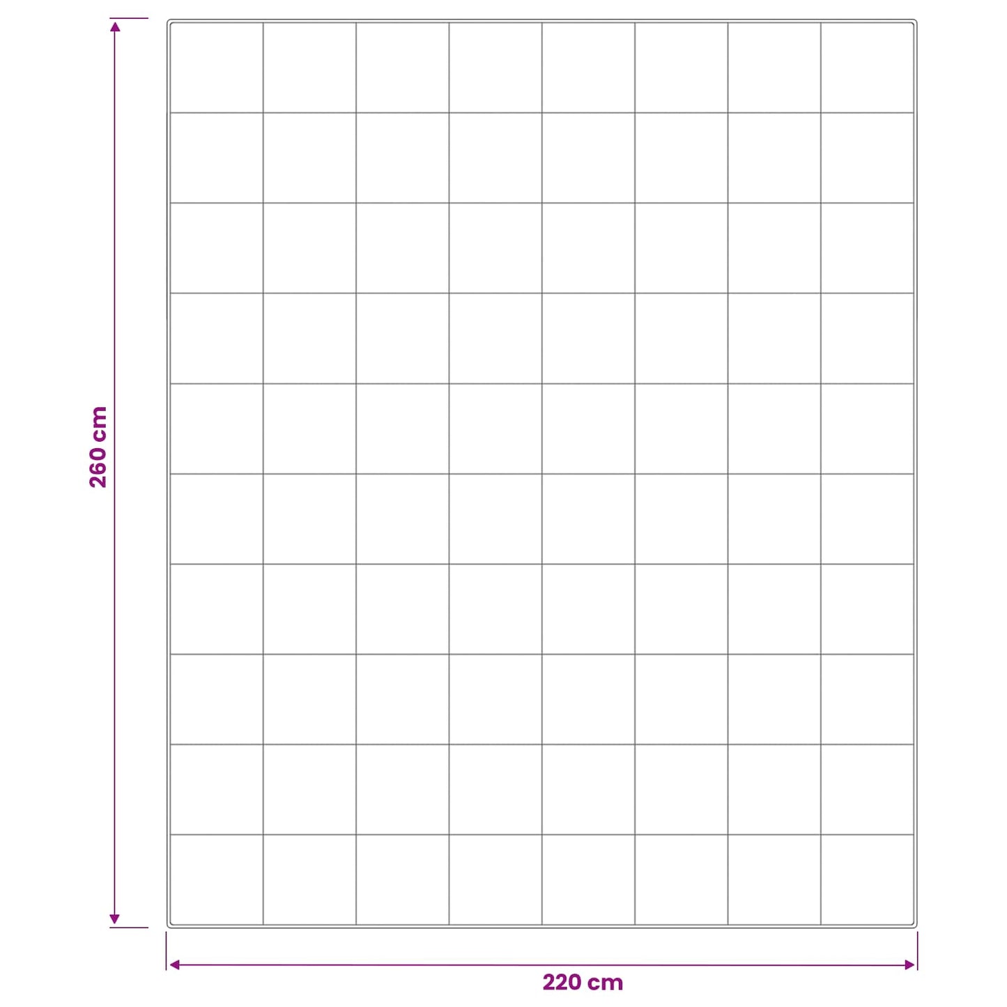 Piumone TRIER 220x260 cm 4 stagioni 220 GSM Bianco | homemem39