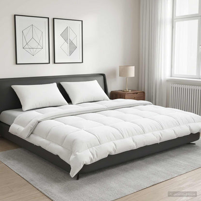 Piumone TRIER 240x260 cm 4 stagioni 220 GSM Bianco | homemem39