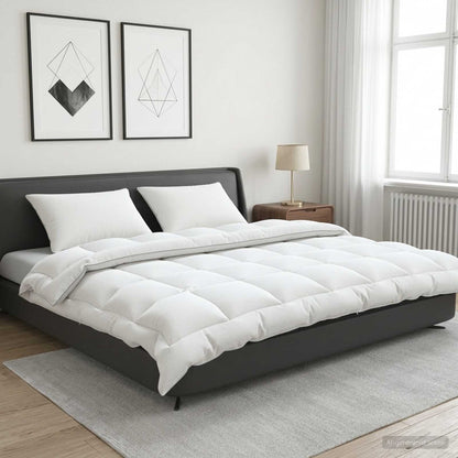 Piumone TRIER 200x200 cm 4 stagioni 350 GSM Bianco
