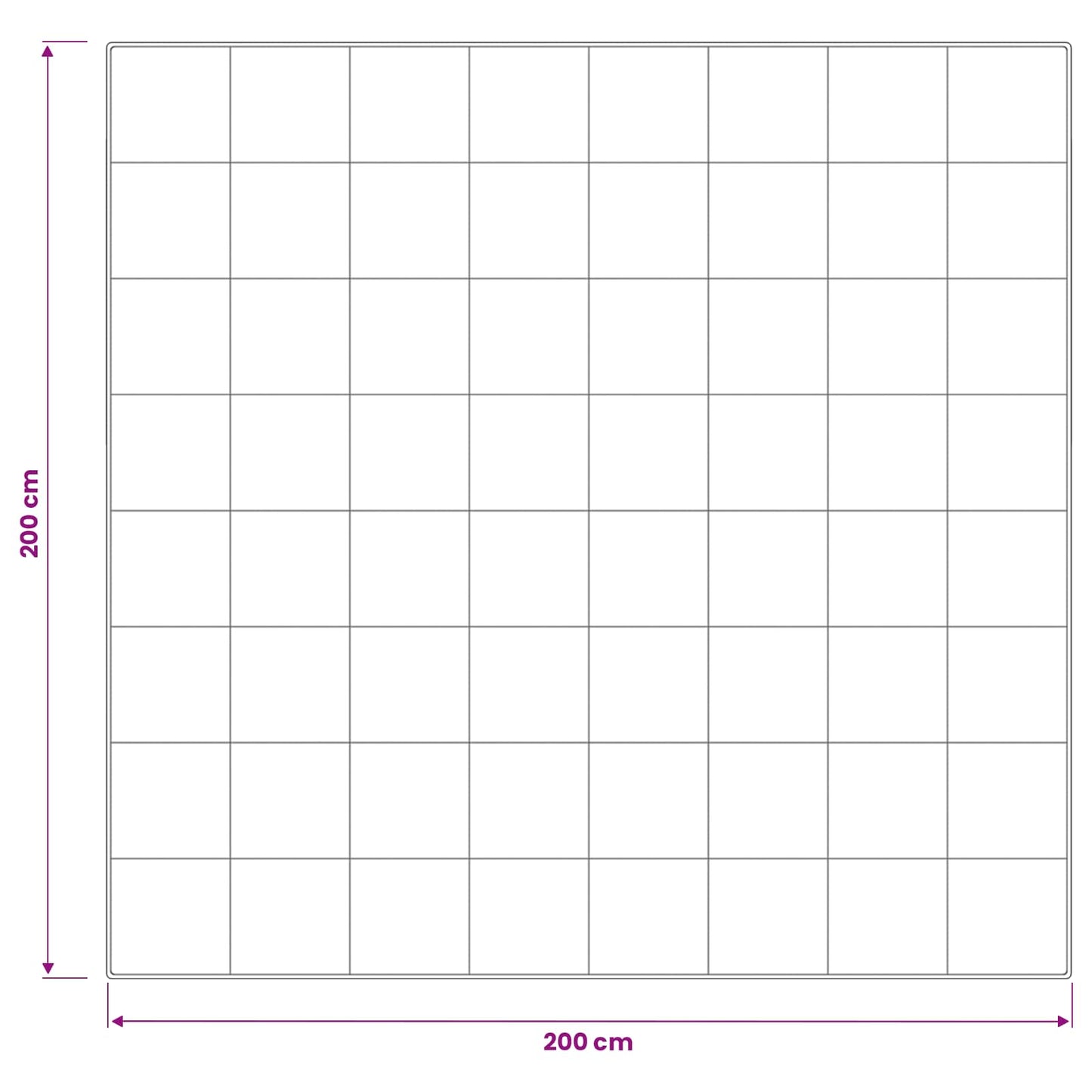 Piumone TRIER 200x200 cm 4 stagioni 350 GSM Bianco | homemem39