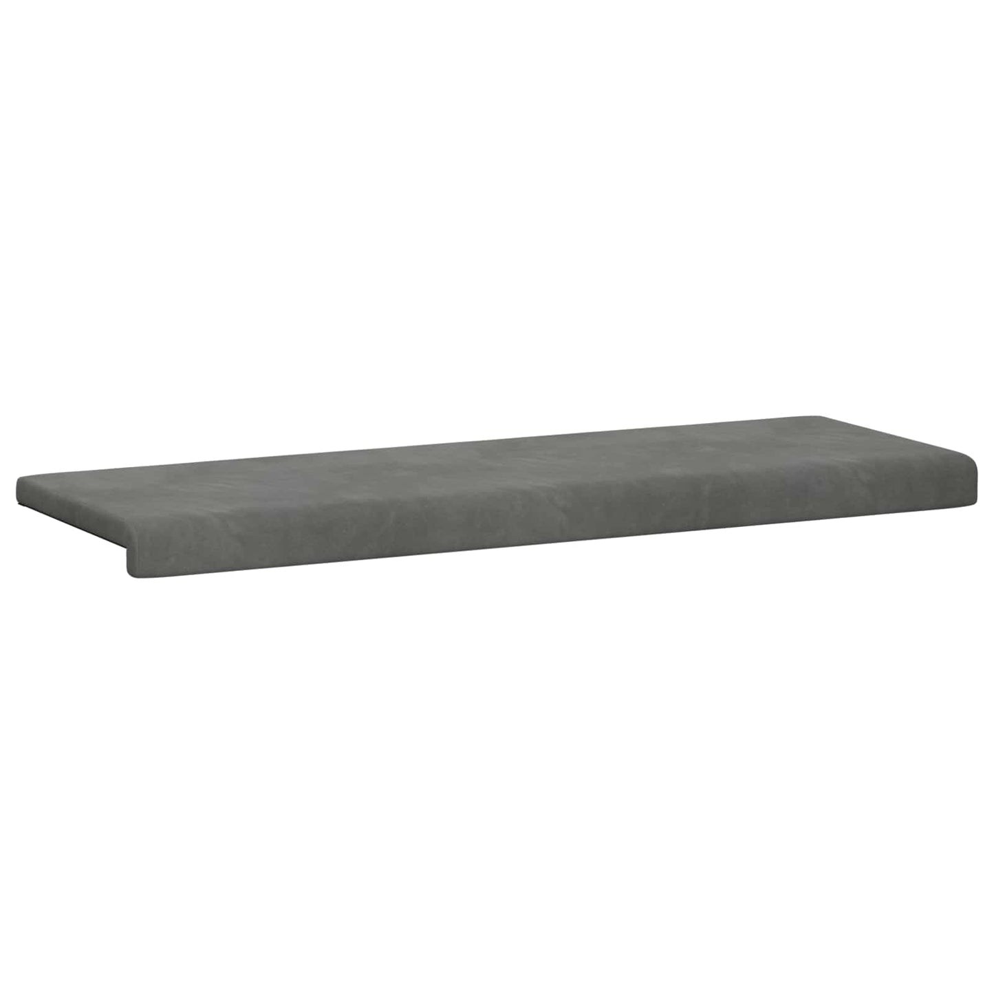 Cuscino per panchina Velluto (V) Grigio Scuro Profondità 35 cm | homemem39