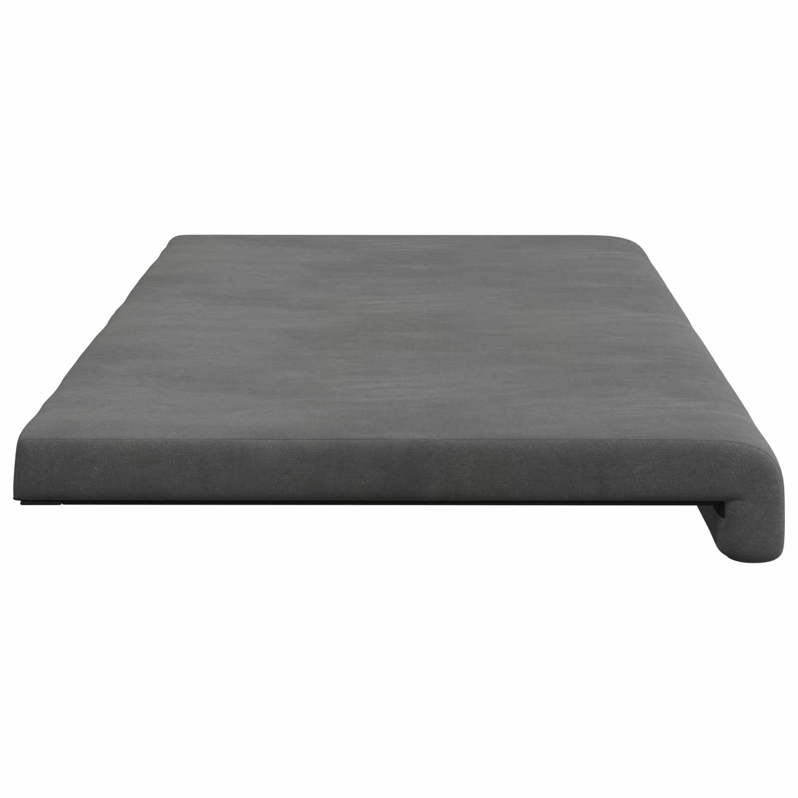 Cuscino per panchina Velluto (V) Grigio Scuro Profondità 35 cm | homemem39