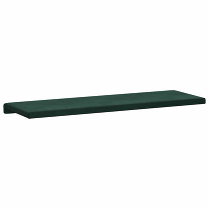 Cuscino per panchina Velluto (V) Verde Scuro Profondità 35 cm | homemem39