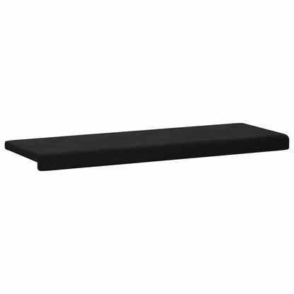 Cuscino per panchina Velluto (V) Nero Profondità 35 cm | homemem39