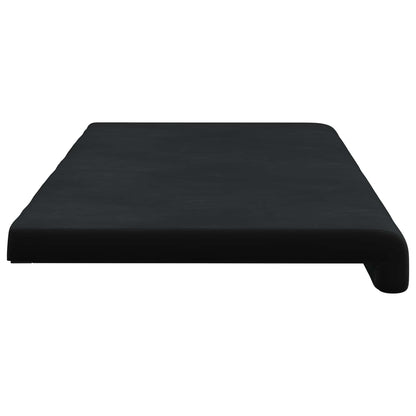 Cuscino per panchina Velluto (V) Nero Profondità 35 cm | homemem39