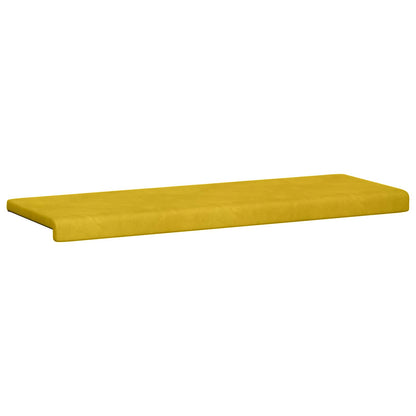 Cuscino per panchina Velluto (V) Giallo Profondità 35 cm | homemem39