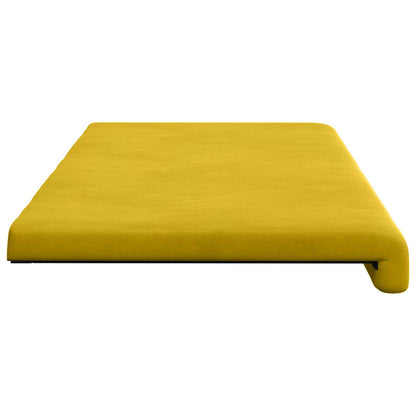 Cuscino per panchina Velluto (V) Giallo Profondità 35 cm | homemem39
