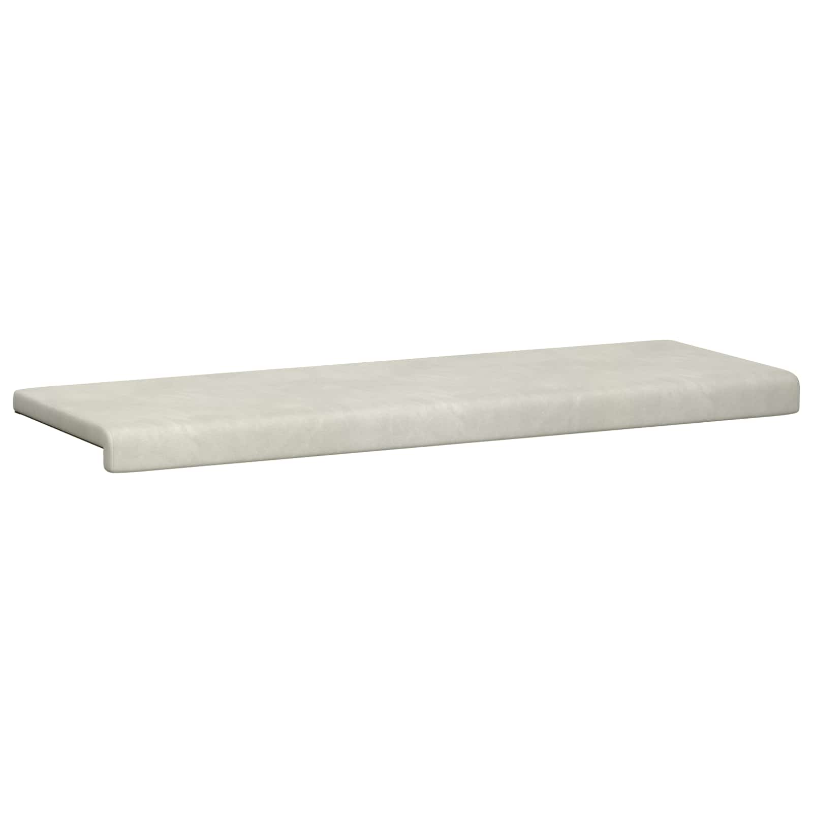 Cuscino per panchina Velluto (V) Crema Profondità 35 cm | homemem39