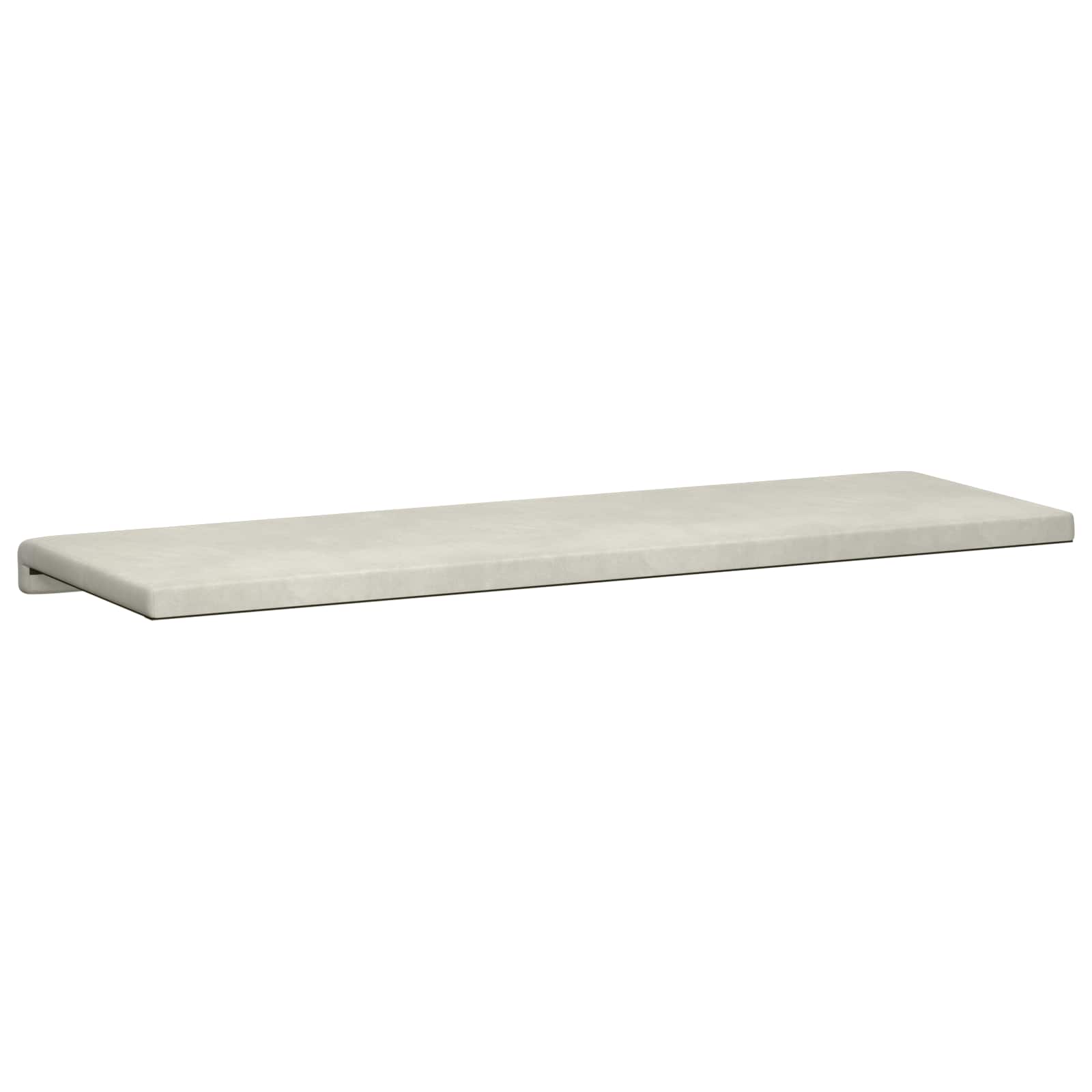 Cuscino per panchina Velluto (V) Crema Profondità 35 cm | homemem39