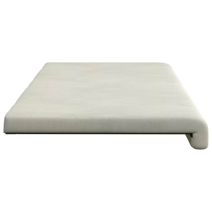 Cuscino per panchina Velluto (V) Crema Profondità 35 cm | homemem39