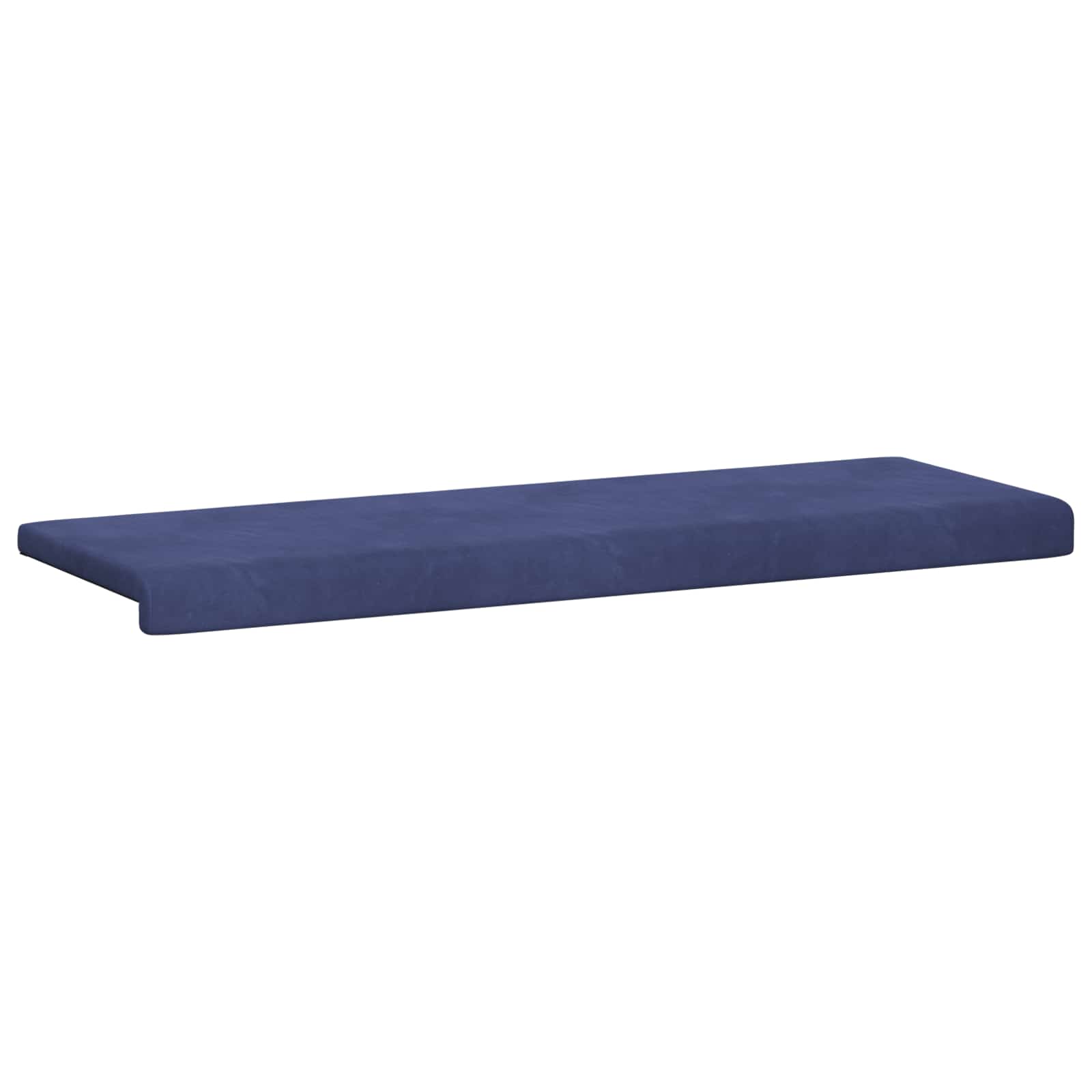 Cuscino per panchina Velluto (V) Blu Polizia Profondità 35 cm | homemem39