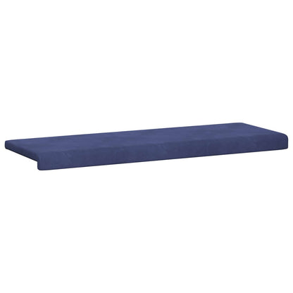 Cuscino per panchina Velluto (V) Blu Polizia Profondità 35 cm | homemem39