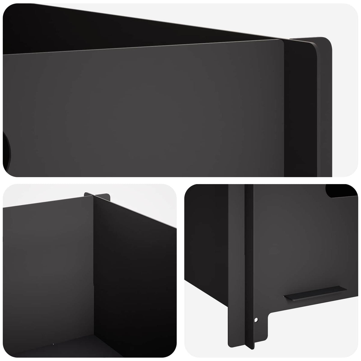Focolare Nero 40 x 40 x 20 cm Acciaio | homemem39
