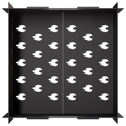 Focolare Nero 40 x 40 x 20 cm Acciaio | homemem39