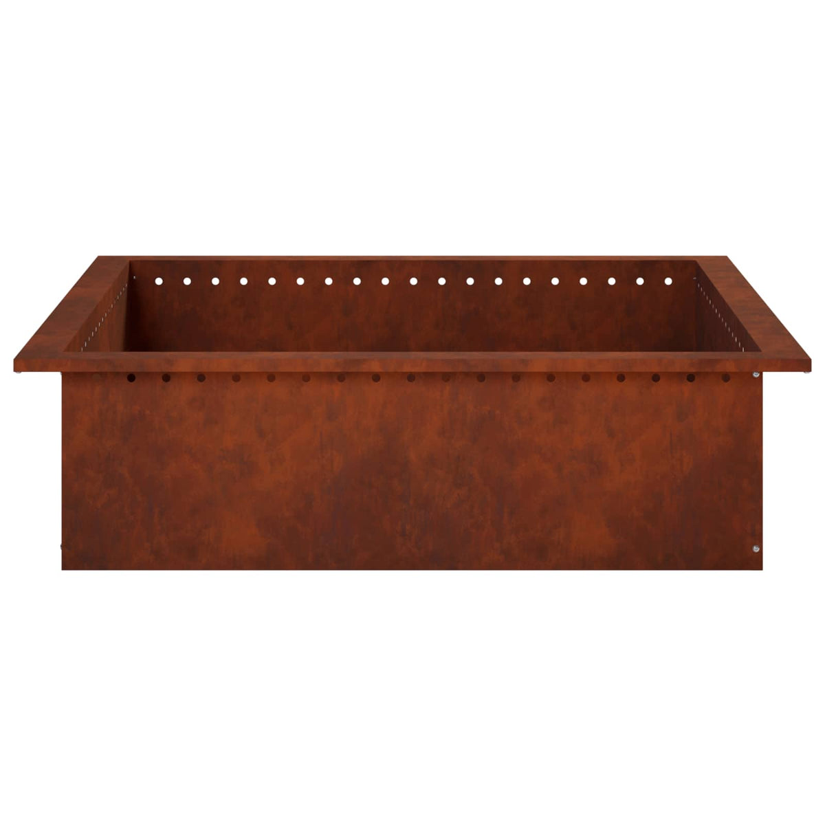 Anello per Focolare Ruggine 100 x 100 x 25 cm Acciaio Corten