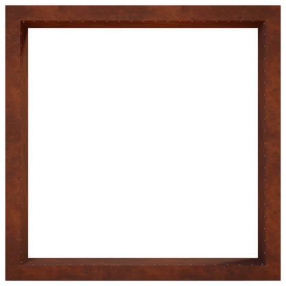 Anello per Focolare Ruggine 100 x 100 x 25 cm Acciaio Corten