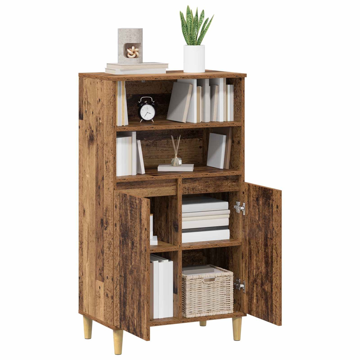 Credenza Legno di quercia 60 x 36 x 110 cm Legno ingegnerizzato | homemem39