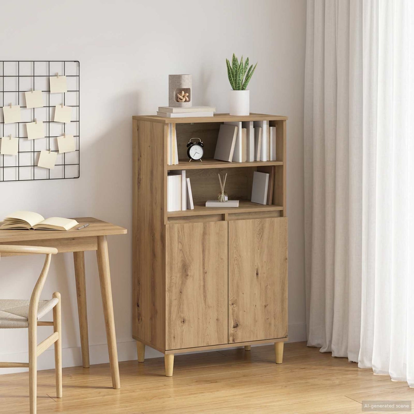 Credenza Rovere Artigianale 60 x 36 x 110 cm