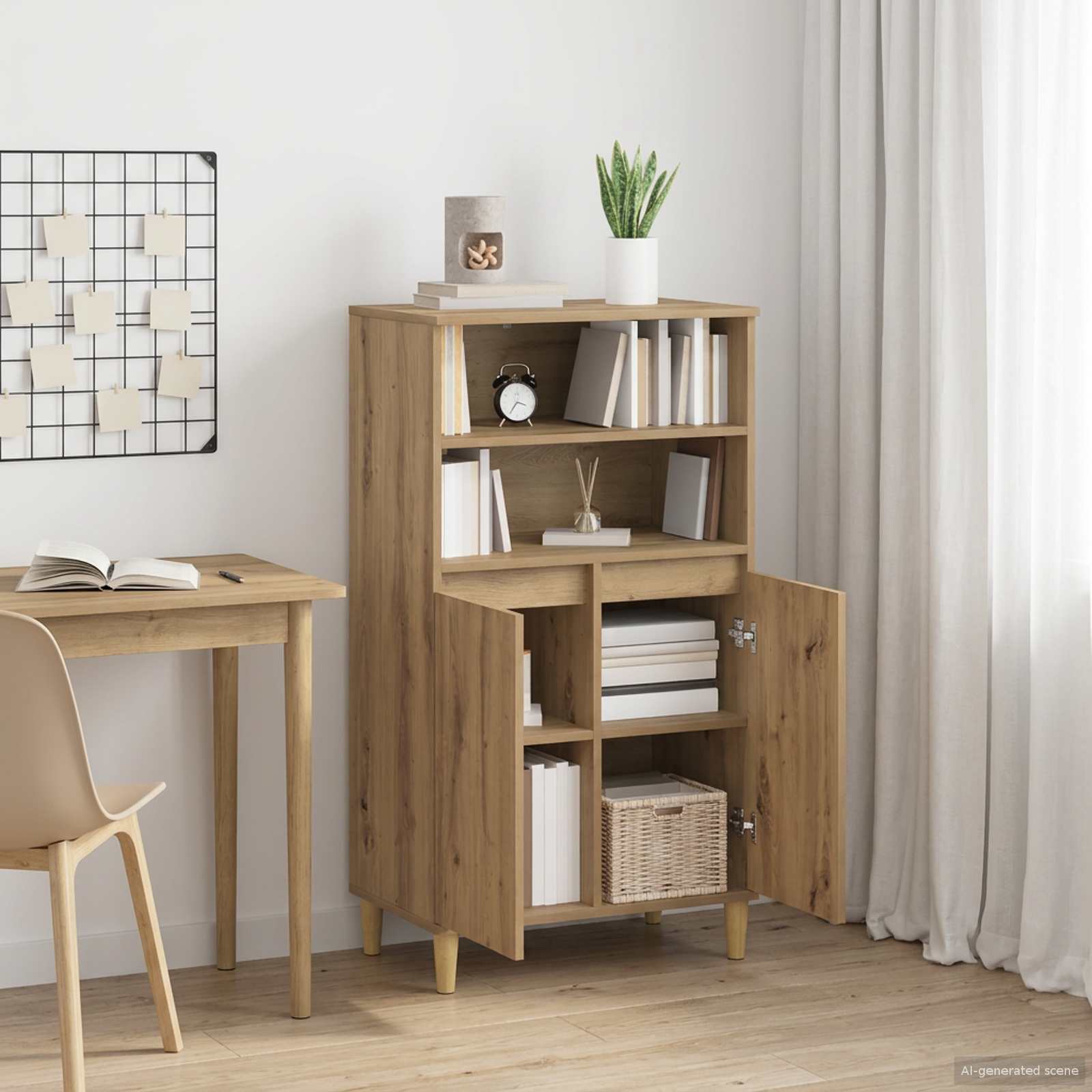 Credenza Rovere Artigianale 60 x 36 x 110 cm | homemem39