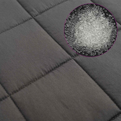 Coperta Ponderata Antracite 138 x 200 cm 10 kg 100% Cotone 205T | homemem39