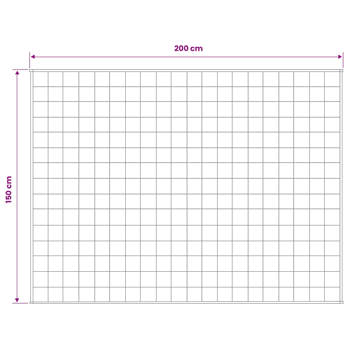 Coperta Ponderata Antracite 150 x 200 cm 7 kg 100% Cotone 205T | homemem39