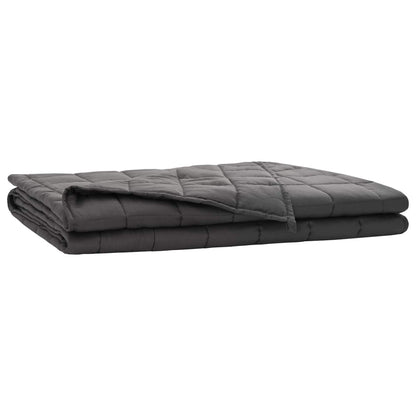 Coperta Ponderata Antracite 155 x 220 cm 7 kg 100% Cotone 205T | homemem39