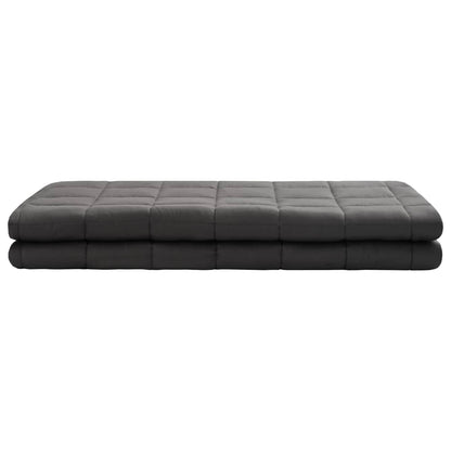Coperta Ponderata Antracite 200 x 200 cm 13 kg 100% Cotone 205T | homemem39