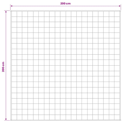 Coperta Ponderata Antracite 200 x 200 cm 13 kg 100% Cotone 205T | homemem39